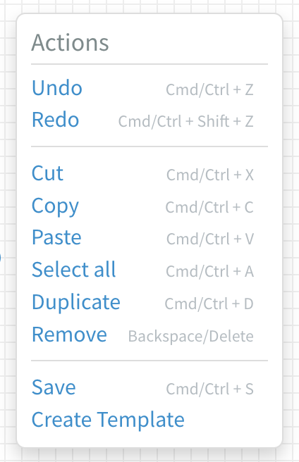 Flow designer canvas